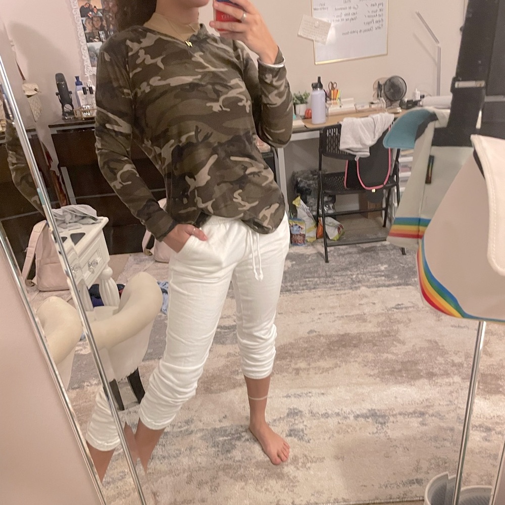 Hooded camo long sleeve